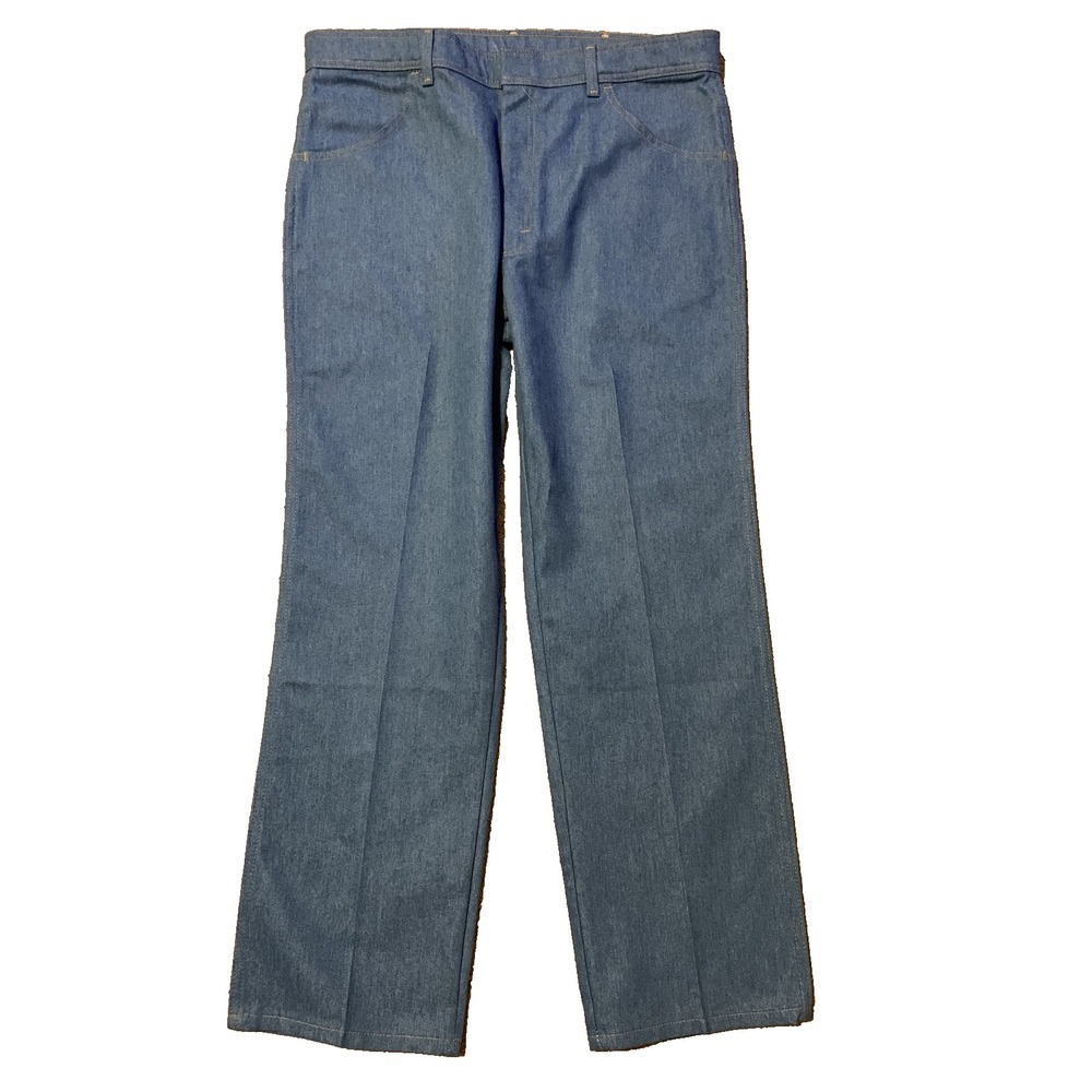 Mens Wrangler Jeans Pants 38x30 Regular Fit Blue
